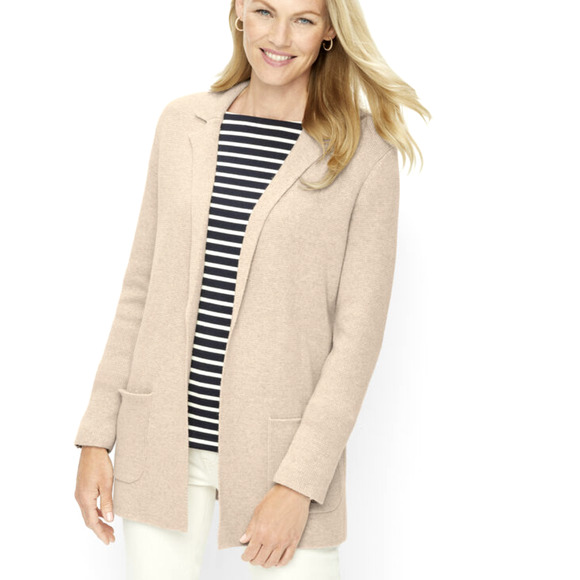 Talbots Jackets & Blazers - Talbots Collar Sweater Blazer Size XL NWT